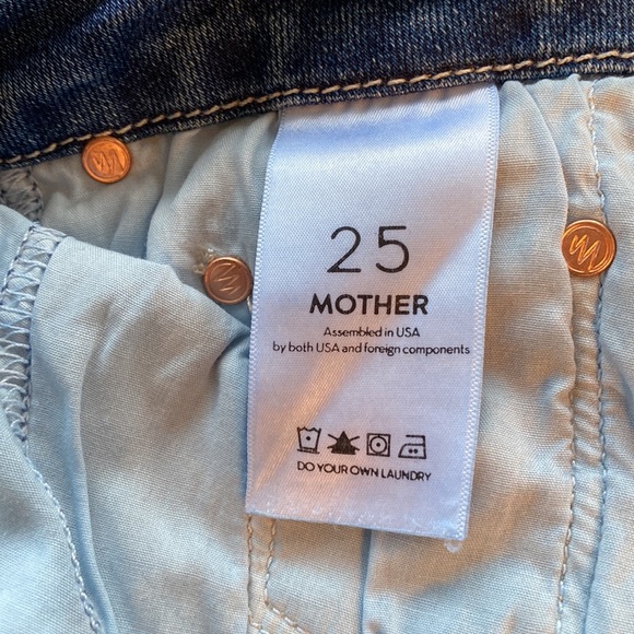 MOTHER High Waisted Looker Ankle Fray Size 25. - Picture 6 of 10